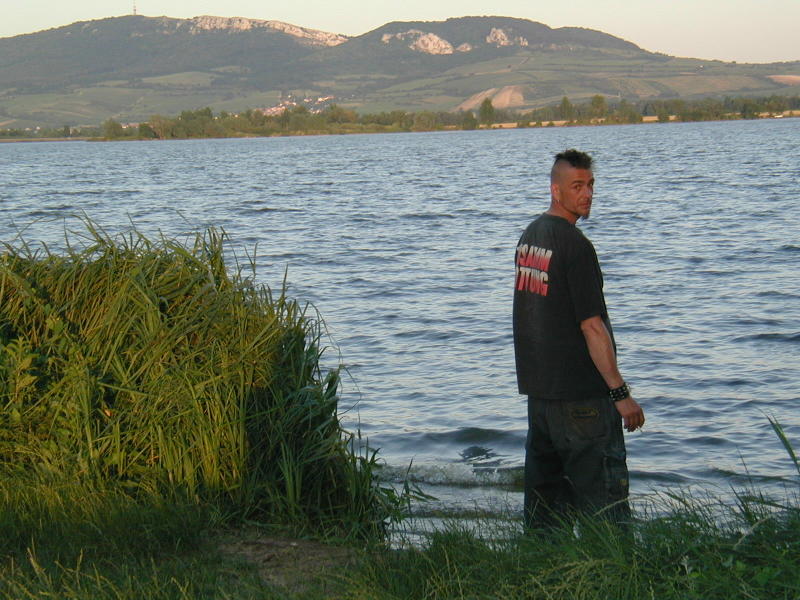 Stausee Nov Mlny, mit Blick auf das Gebirge Plava