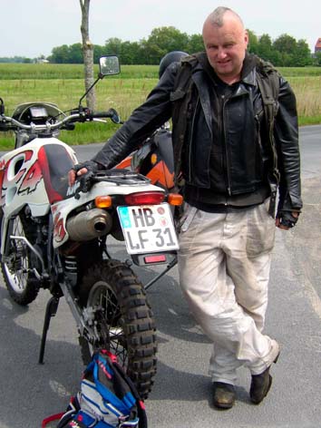 Mit der Enduro an die Nordsee