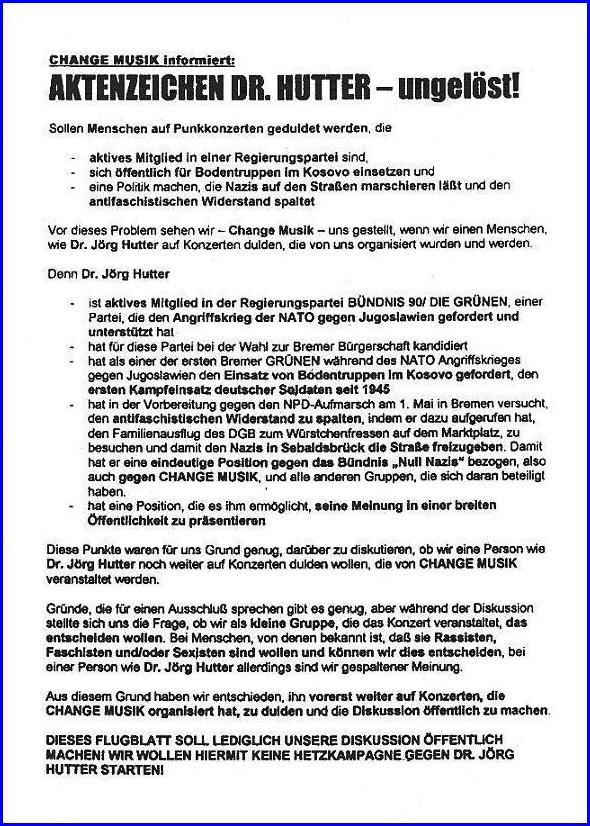 Aktenzeichen Dr. Jrg Hutter ungelst