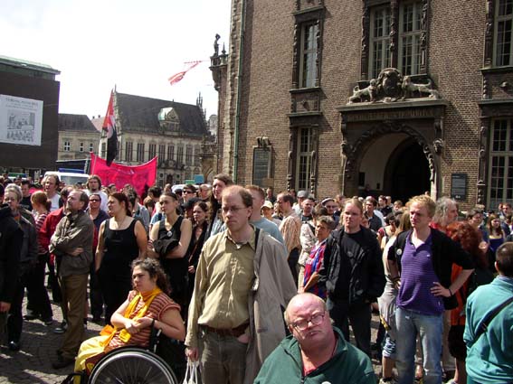 Keine religise Mission: Religion ist heilbar - Kundgebung am 3.05.2008 in Bremen