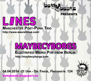 L//NES (GB) & MAYBECYBORGS (Berlin) - Koop mit Betty Beatz - , Friese in der Friesenstrae 124, by Friesencrew, 21:00 h.