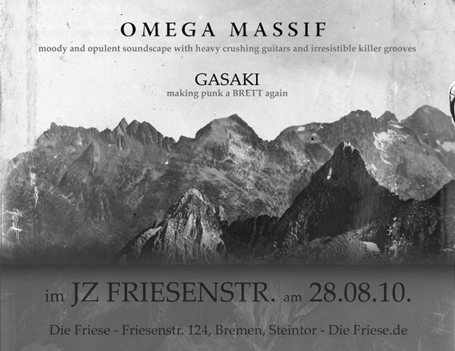 OMEGA MASSIV (Wrzburg) + GASAKI, Freizi Friesenstrae in der Friesenstrae 124, by Friesencrew, 21.00 h.