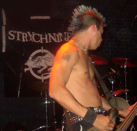 Strychnine: Punk band from Oakland, California on third B.O.B. Festival in Bremen 2003