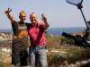 Joerg und Tino bei Port Vendres in Sdfrankreich