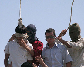 Gay Teens hanged in Iran 2005